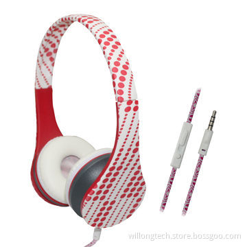 Water transfer printed headphone, available in different patterns